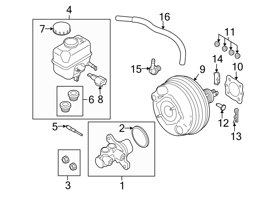 Ford Mustang Brake Master Cylinder Reservoir 9R3Z2K478C Havre Ford