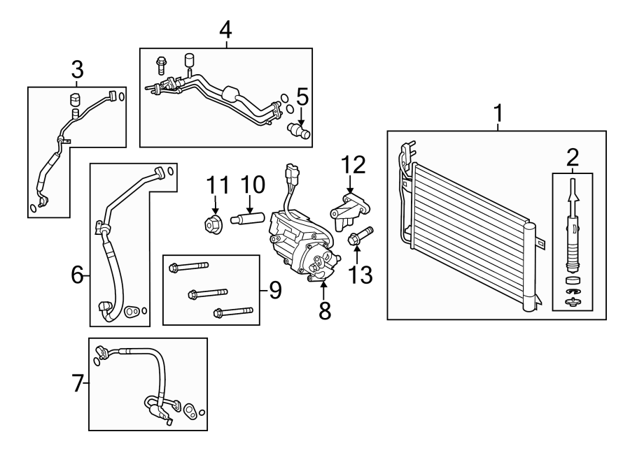 Ford Fusion A C Compressor Bolt Heater Conditioner Lines W500320s309 Havre Ford Havre Mt