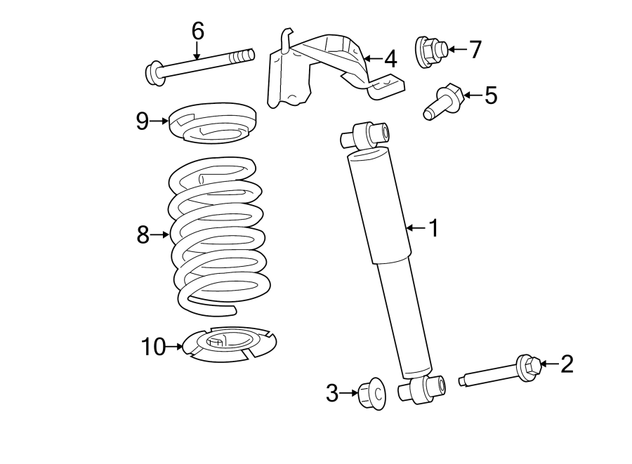 Ford Fusion Coil Spring Spring Rear Coil Spring Fusion Hybrid Milan Hybrid Mkz 