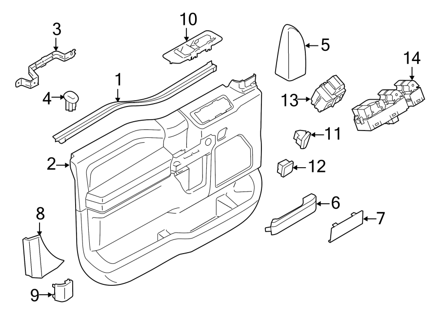 interior doors parts diagram f150