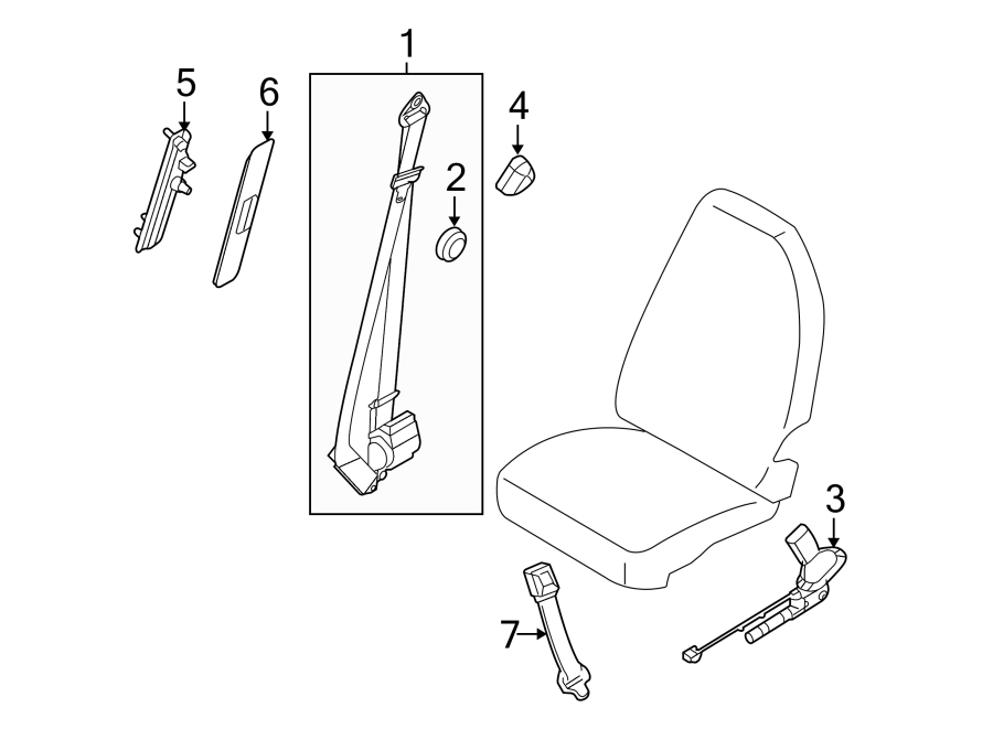 ford-transit-connect-extension-upper-cover-seat-belt-extension-310mm-used-to-lengthen-the