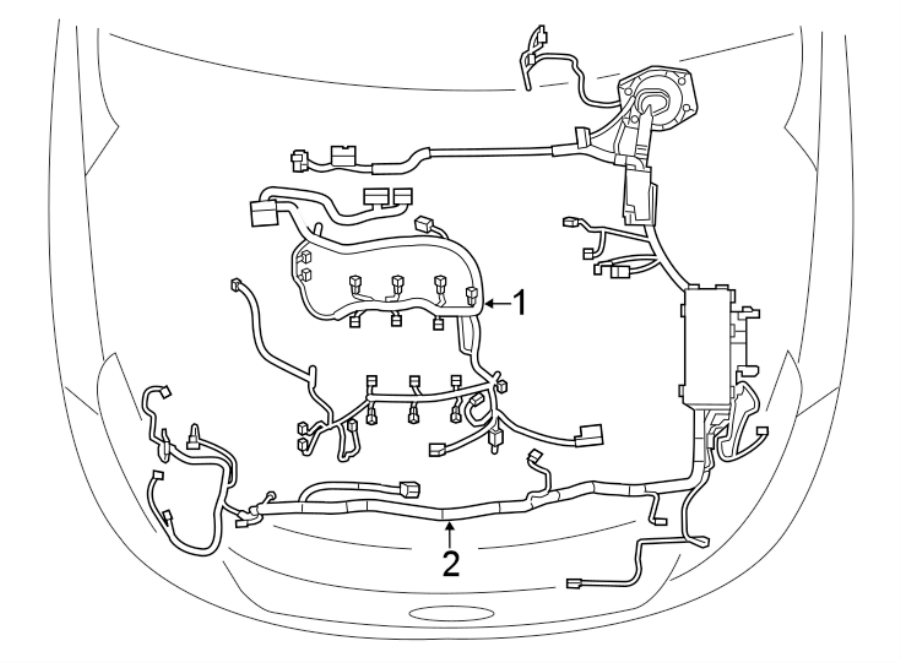 Ford Explorer Engine Compartment Wiring Harness. 3.5 liter  